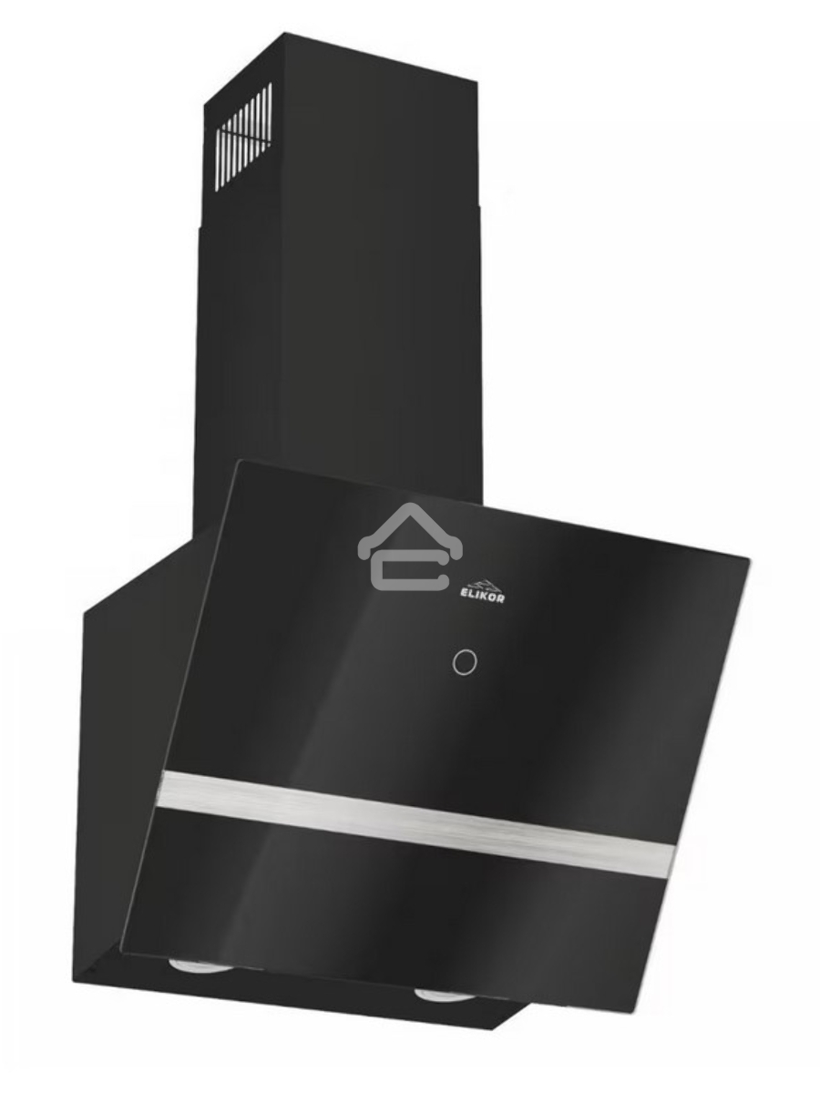 Вытяжка наклонная Elikor Rise BK 50 черный, 50 см, 750 куб. м/ч, 56 дБ