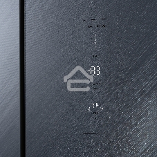 Холодильник Бирюса CD 496 TCG текстурированное серое стекло трехкамерный 334/162л морозилка снизу, NoFrost, Side by Side