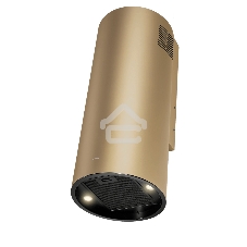 Вытяжка островная Maunfeld Drum Wall 35 золотой, 32.5 см, 850 куб. м/ч, 48 дБ