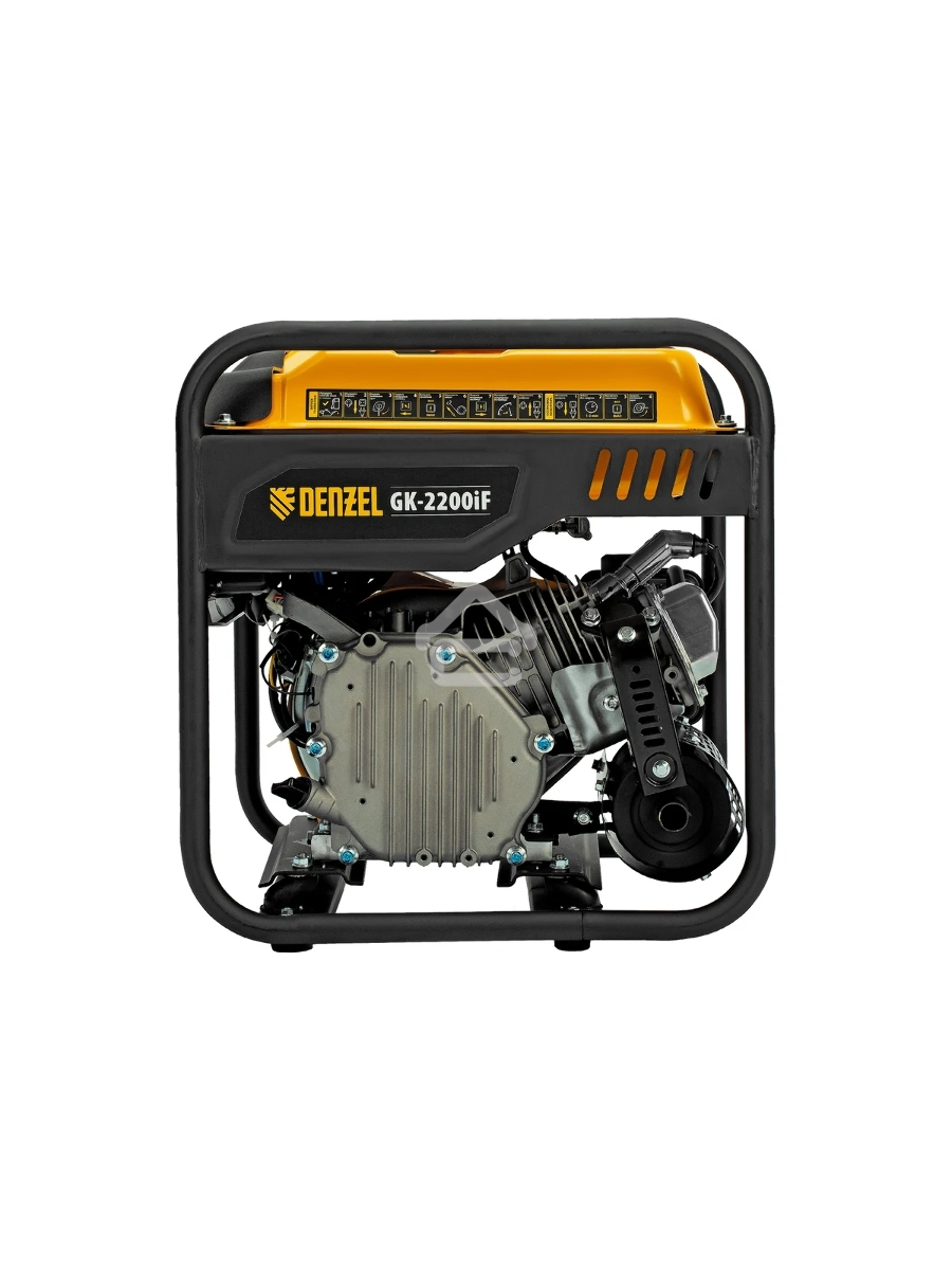 Электрогенератор бензиновый инверторный Denzel GK-2200iF, 2.2 кВт, 95 дБ, 27 кг