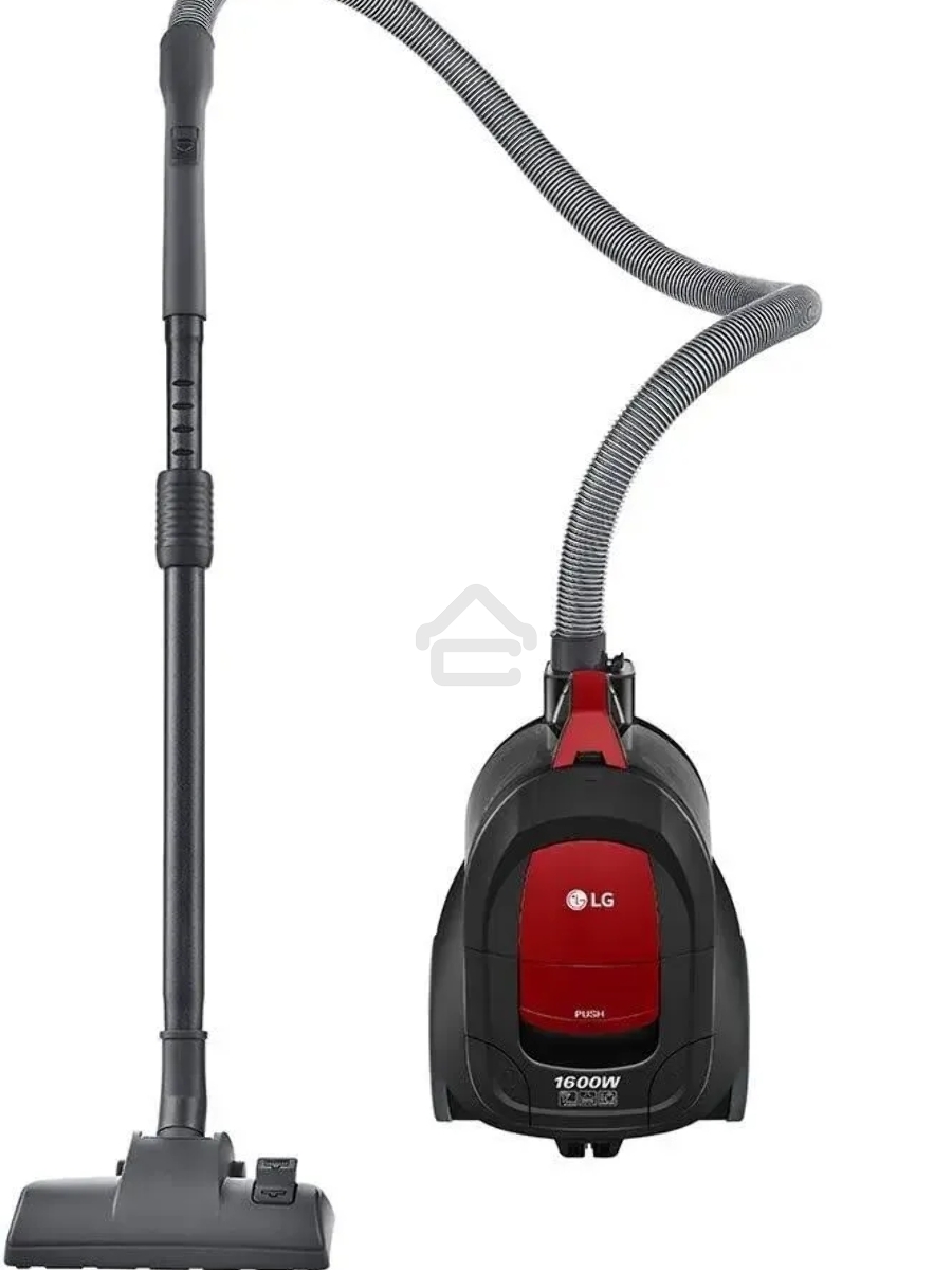 Пылесос LG VC5316NNTR черный/красный, 330/1600 Вт, уборка сухая, пылесборник контейнер 1.3 л