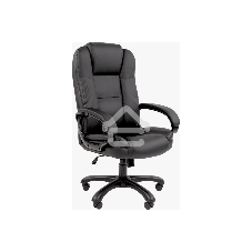 Кресло для руководителя Chairman 600 экопремиум, черный, Россия