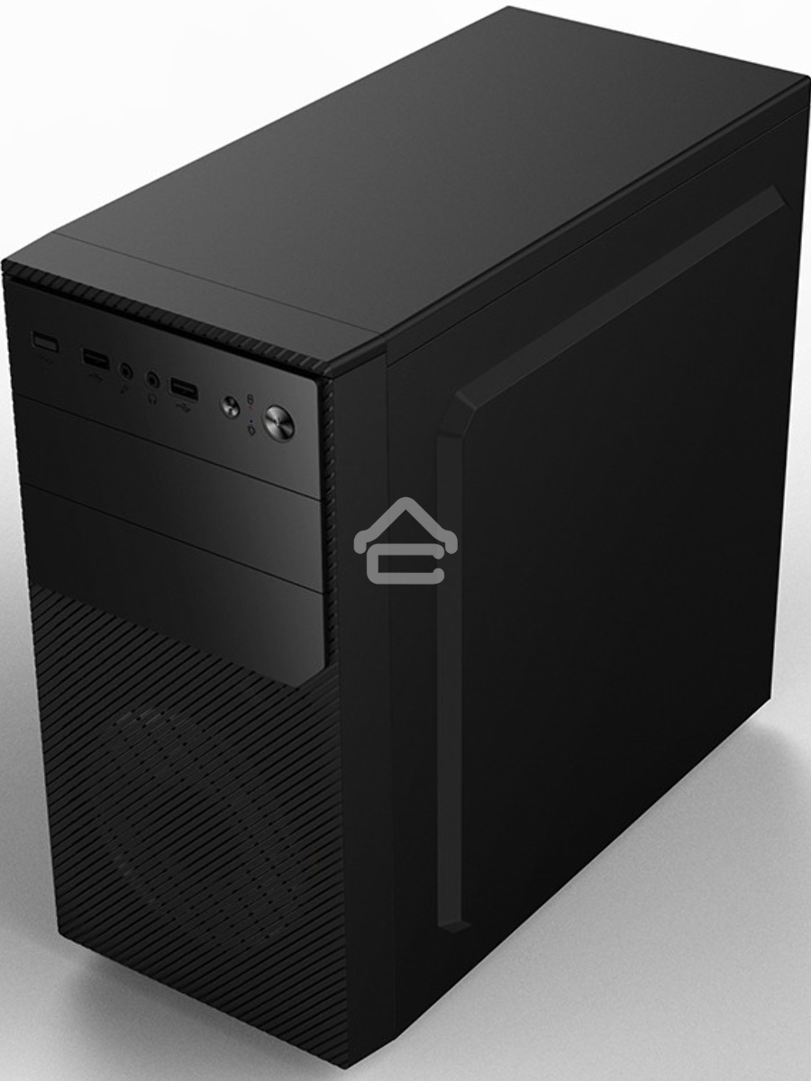 Компьютерный корпус mATX Minitower RD850, c БП PSU-ATX450-12EC, 2*USB 2.0, HD Audio+Mic, Black CBR PCC-MATX-RD850-450W