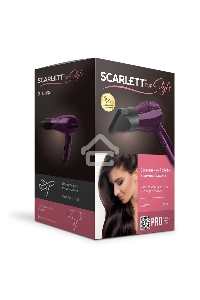 Фен Scarlett SC - HD70T24 1000Вт фиолетовый/черный