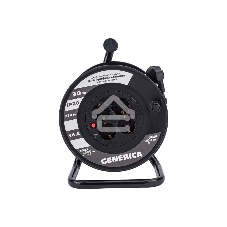 Удлинитель на катушке 4х30м 2P+PE 16А УК30 с термозащ. 3х1.5кв.мм GENERICA IEK WKP20-16-04-30-G