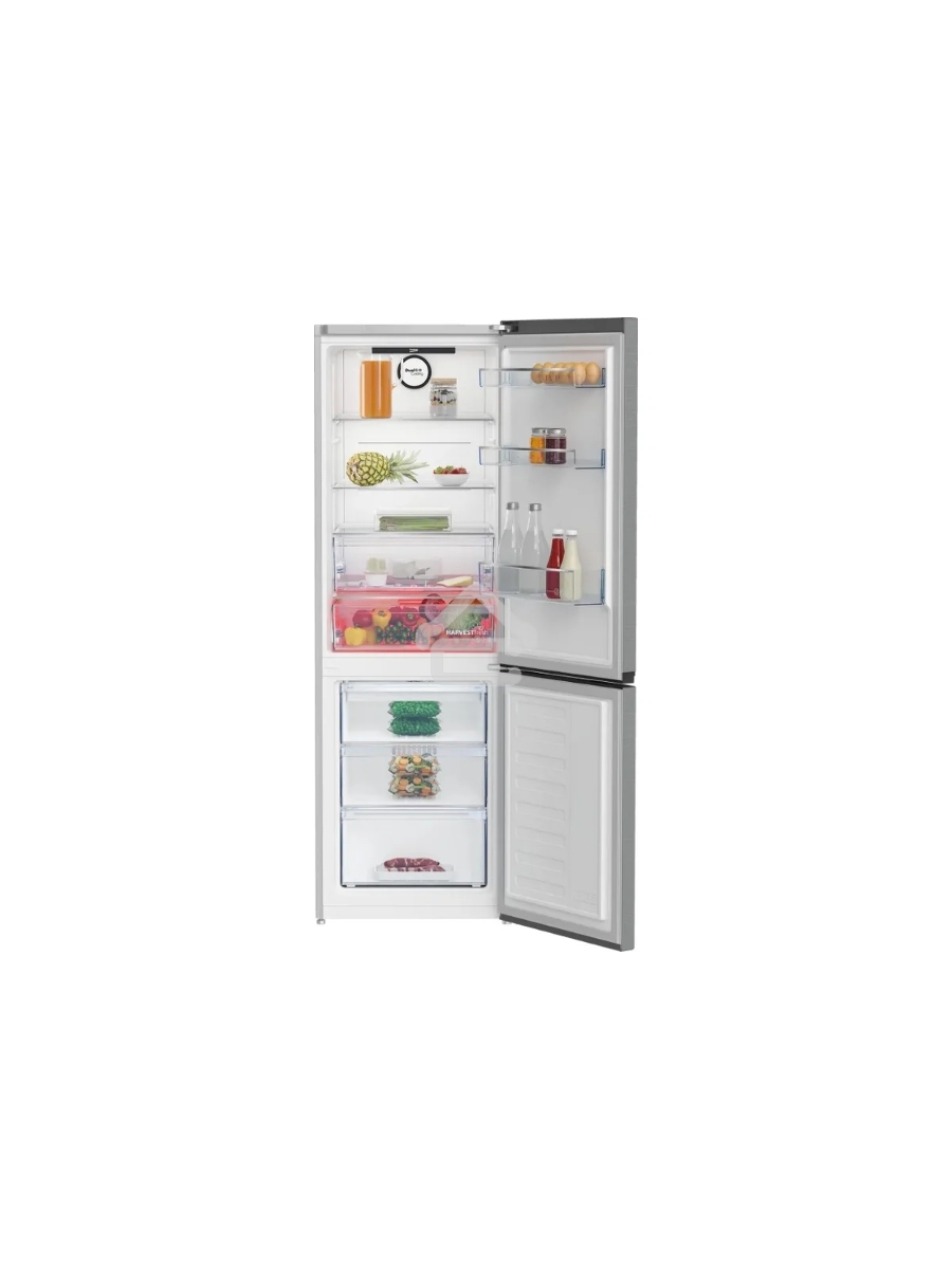 Холодильник Beko B3RCNK362HX нержавеющая сталь двухкамерный 220/100л морозилка снизу Total No Frost
