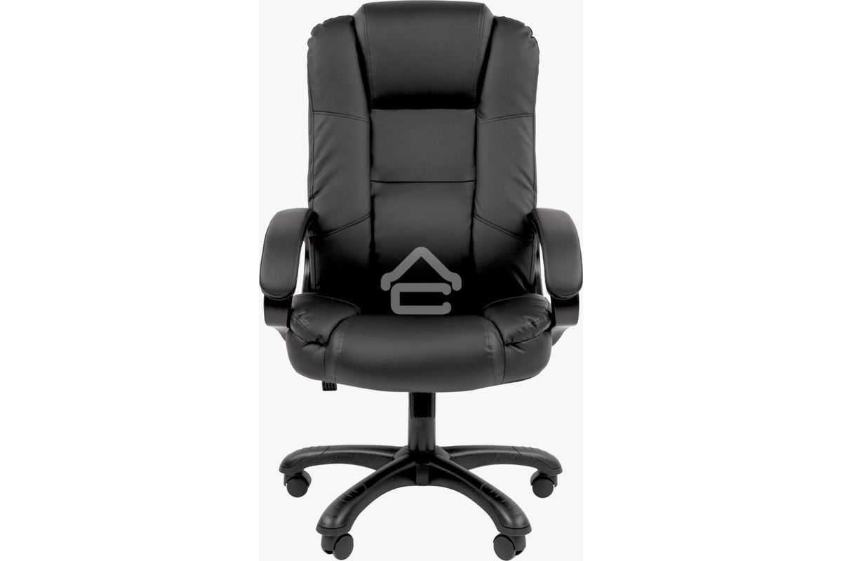 Кресло для руководителя Chairman 600 экопремиум, черный, Россия