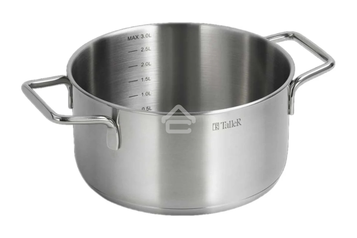 Кастрюля TALLER TR-11033 Каскад нержавеющая сталь 18/10, 3 л