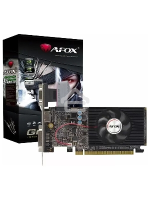 Видеокарта AFOX GT610 1GB LP DDR3 64BIT DVI HDMI VGA SINGLE FAN RTL