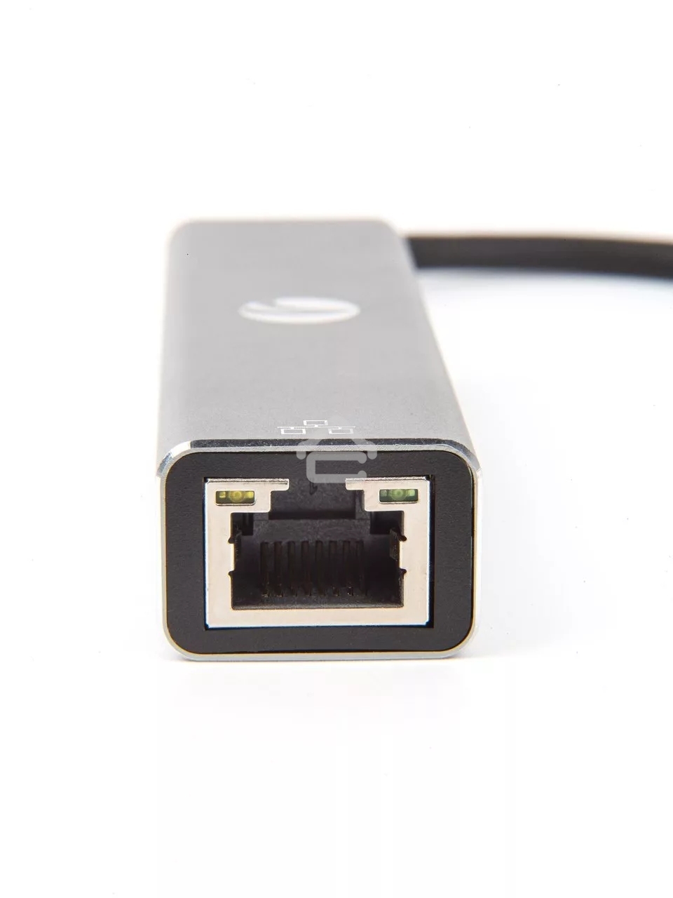 Кабель-концентратор USB 3.1 Type-Cm --> RJ-45+3port USB3.0(f) Aluminum Shell VCOM <DH311A>