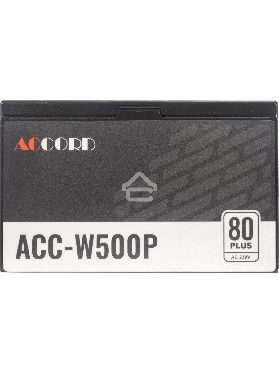 Блок питания Accord  ACC-W500P, 550Вт, 80 PLUS WHITE,120мм, черный