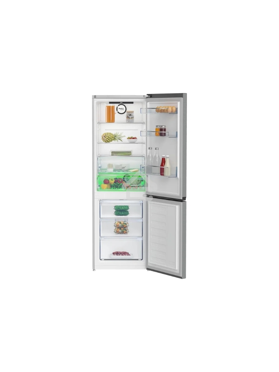 Холодильник Beko B3RCNK362HX нержавеющая сталь двухкамерный 220/100л морозилка снизу Total No Frost