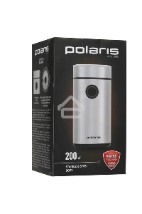 Кофемолка Polaris PCG-2016 200вт, 50гр. нержавеющая сталь
