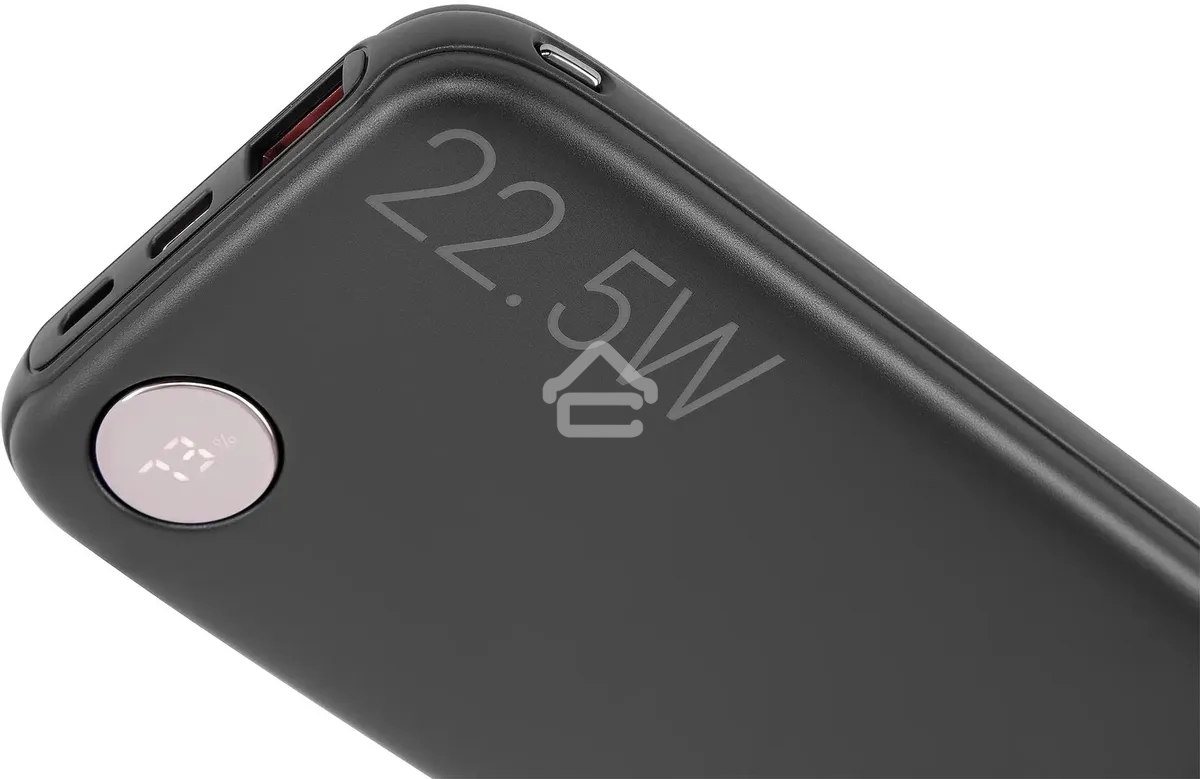 Портативный аккумулятор Digma DGPF10B 10000mAh QC3.0/PD3.0 22.5W 3A USB-A/USB-C черный