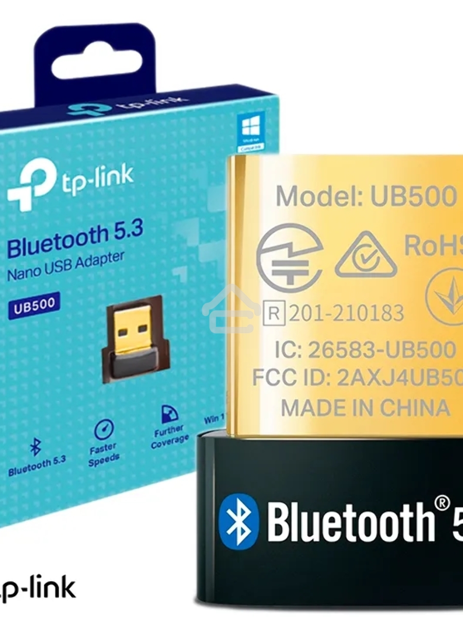 Сверхкомпактный USB‑адаптер Bluetooth 5.3 Tp-Link UB500 /черный (UB500 V2)