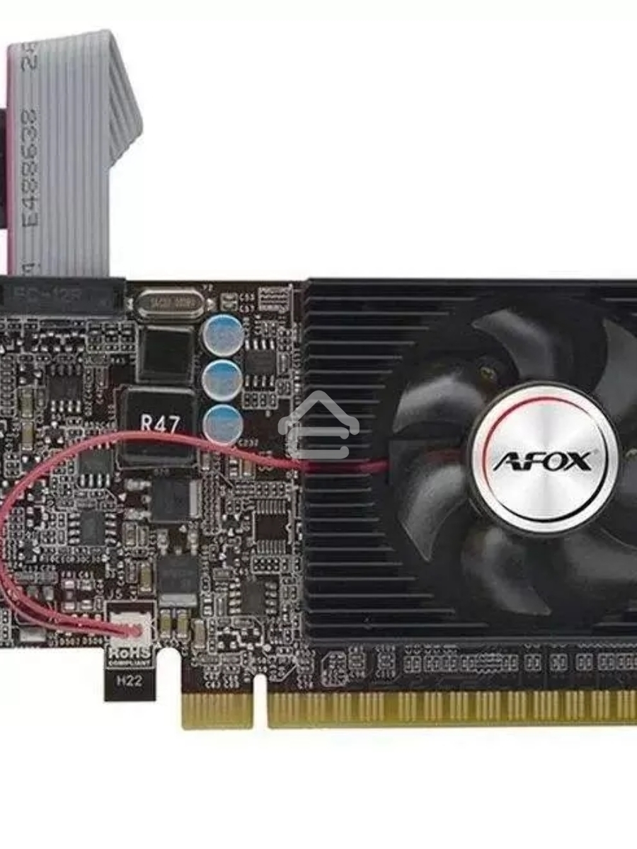 Видеокарта AFOX GT610 1GB LP DDR3 64BIT DVI HDMI VGA SINGLE FAN RTL