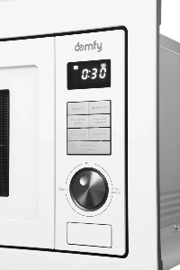 Микроволновая печь встраиваемая Domfy DM2540BW WG белый, 25 л, 900 Вт, переключатели - кнопки/поворотный мехинизм