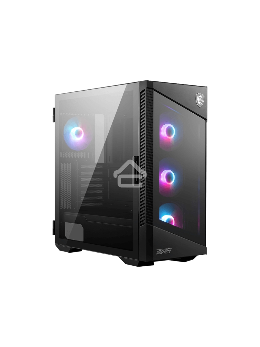 Компьютерный корпус MSI MPG VELOX 100R 2xUSB 3.0, 1xType C, 4x120mm ARGB Fan, ARGB Control Board, Tempered Glass Window, Glass Front Panel, Brown Box (829315)