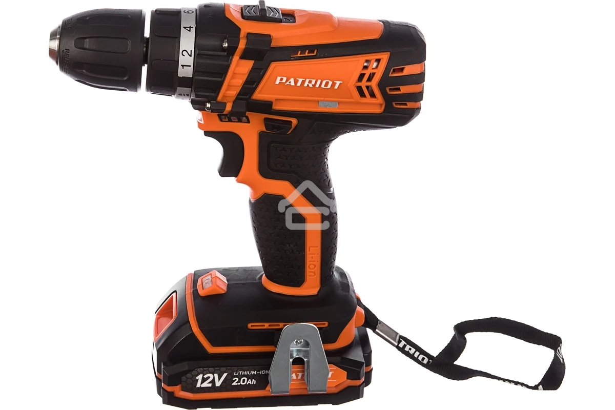 Дрель-шуруповерт аккумуляторная Patriot BR 111ES, Аккумуляторная, 12В, 2 АКБ, Кейс