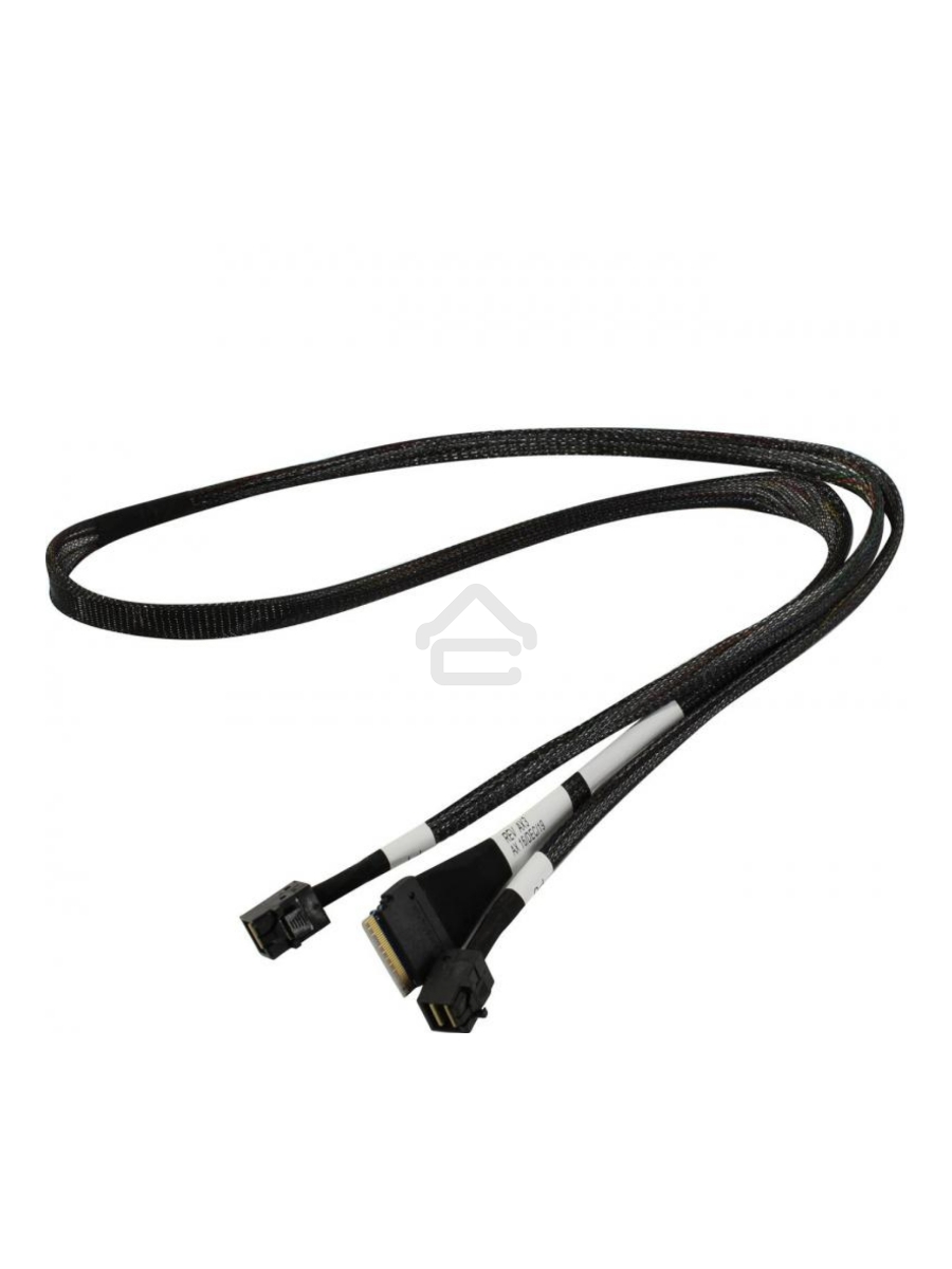 Кабель Broadcom 05-60003-00 Slimline SASx8 (SFF8654) -to- 2 SAS HD x4 (SFF8643)+ SFF9402, 1M