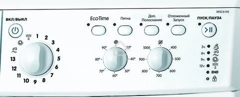 Стиральная машина Indesit IWSE6105(CIS)L белый, загрузка фронтальная 6 кг, 1000 об/мин., класс: А