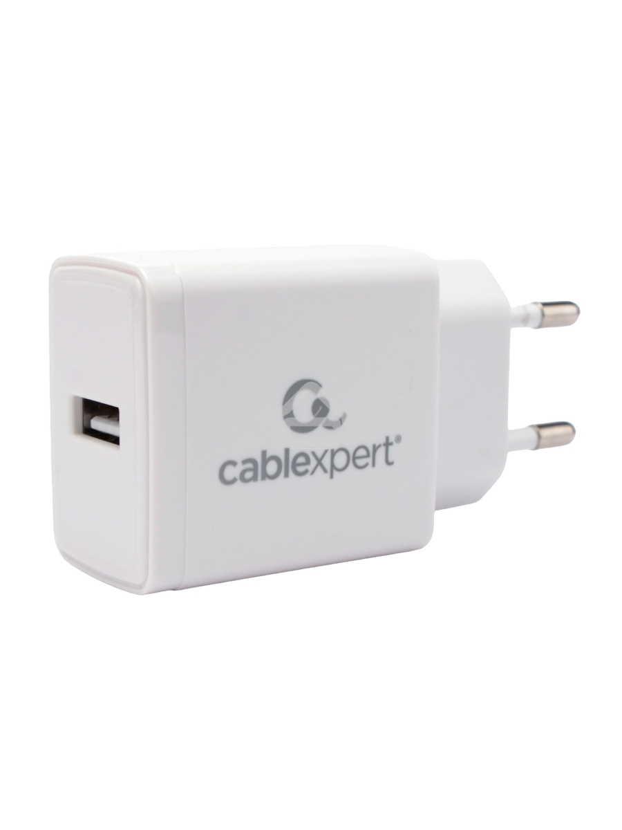 Зарядное устройство Cablexpert MP3A-PC-56, 5Вт, 1А, 1хUSB, белый, пакет