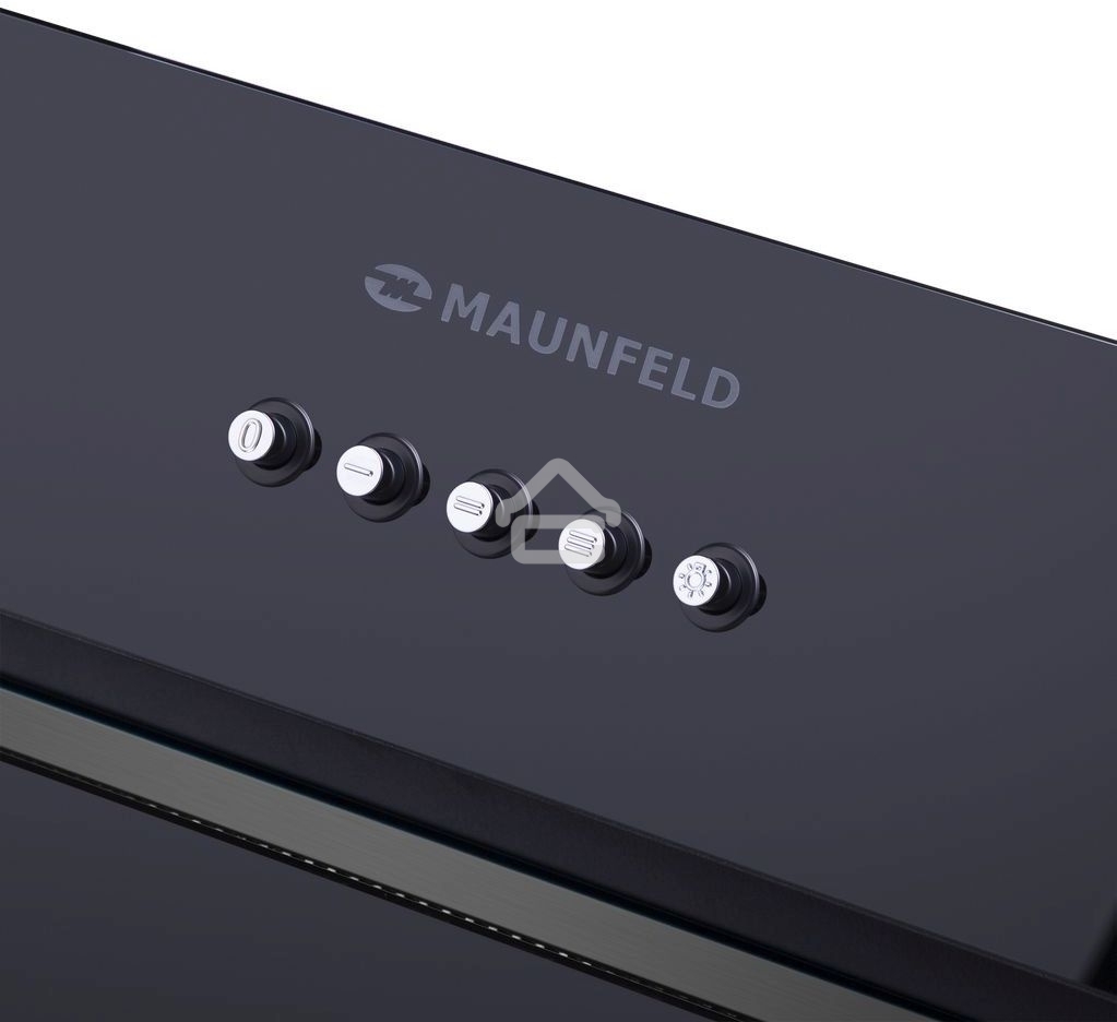 Вытяжка встраиваемая Maunfeld Trapeze 601GG черный, 60 см, 1150 куб. м/ч, 54 дБ