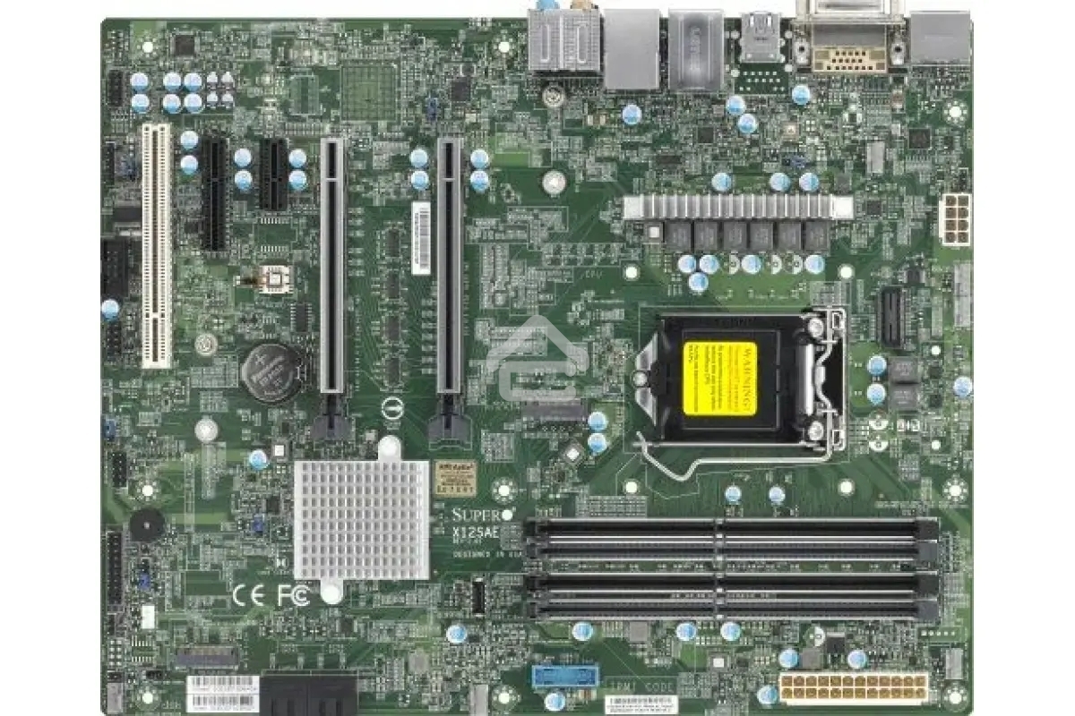Материнская плата Supermicro MBD-X12SAE-B, LGA 1200, Intel W480, 4xDDR4, 4xSATA, 2xM.2, 3xPCIe 3.0 (x16, x16, x1), 1xDP, 1xHDMI, 1xDVI-D, 2xUSB-A 2.0, 2xUSB-A 3.2 Gen 1, 3xUSB-A 3.2 Gen 2, 1xUSB-C 3.2 Gen 2, 1x 2.5Gb LAN, 1x 1Gb LAN, 5.1, 1xCOM, ATX