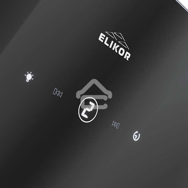 Вытяжка наклонная Elikor Rise BK 60 черный, 60 см, 750 куб. м/ч, 56 дБ