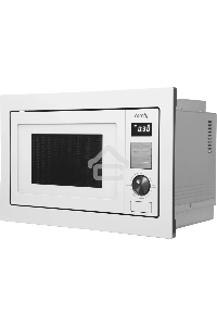 Микроволновая печь встраиваемая Domfy DM2540BW WG белый, 25 л, 900 Вт, переключатели - кнопки/поворотный мехинизм