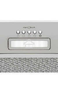 Вытяжка полновстраиваемая Krona AMELI LIGHT 600 INOX PB управление кнопочное, нержавеющая сталь