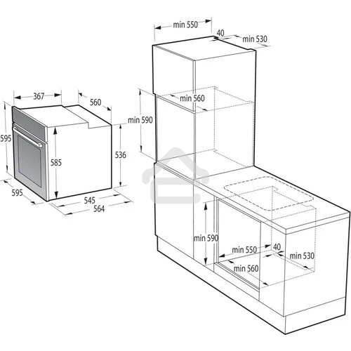 Духовой шкаф Электрический Gorenje BOS67372CLI бежевый