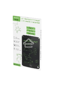 Графический планшет Maxvi MGT-02 black, LCD планшет для заметок и рисования