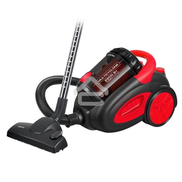 Пылесос Centek CT-2520 черный/красный, 400/2200 Вт, уборка сухая, пылесборник циклонный фильтр, 2 л