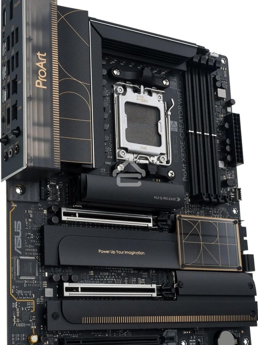 Материнская плата Asus PROART X870E-CREATOR WIFI SocketAM5 AMD X870 4xDDR5 ATX AC`97 8ch(7.1) 1 x 10Gigabit + 1 x 2.5Gigabit RAID+HDMI+DP