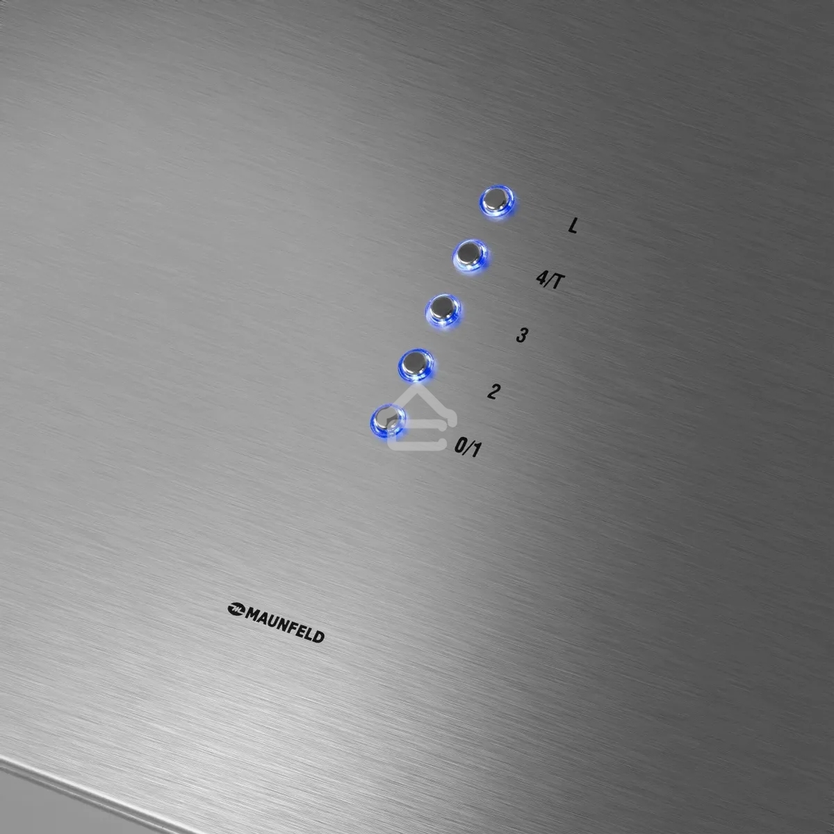 Вытяжка пристенная островная Maunfeld Bath Plus 402 нержавеющая сталь, 40 см, 1150 куб. м/ч, 52 дБ