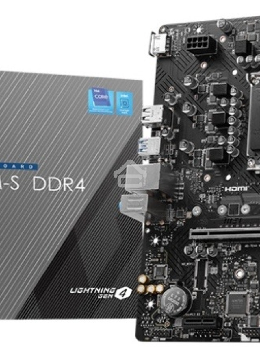 Материнская плата MSI PRO H610M-S DDR4, LGA 1700, Intel H610, 2xDDR4, 2xSATA, 1xM.2, 1xPCIe 4.0 x16, 1xPCIe 3.0 x1, 1xHDMI, 1x1Gb LAN, 4xUSB 2.0, 2xUSB 3.2 Gen 1, 3x3.5 мм, 7.1, Micro-ATX