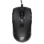 Мышь проводная Oklick 325M черный, 1000 dpi, USB, кнопки - 3