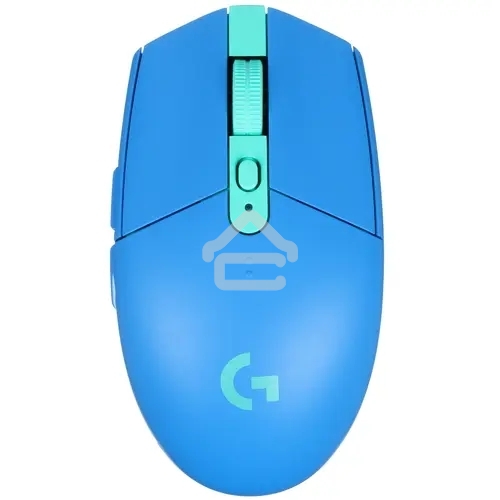 Мышь беспроводная Logitech G304 Lightspeed синий, 12000 dpi, радиоканал, USB, кнопки - 6