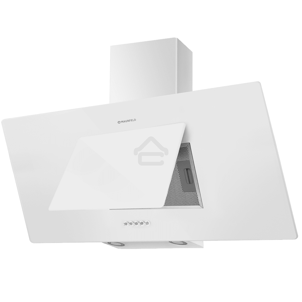 Вытяжка наклонная Maunfeld Tower 90 белый, 90 см, 700 куб. м/ч, 66 дБ