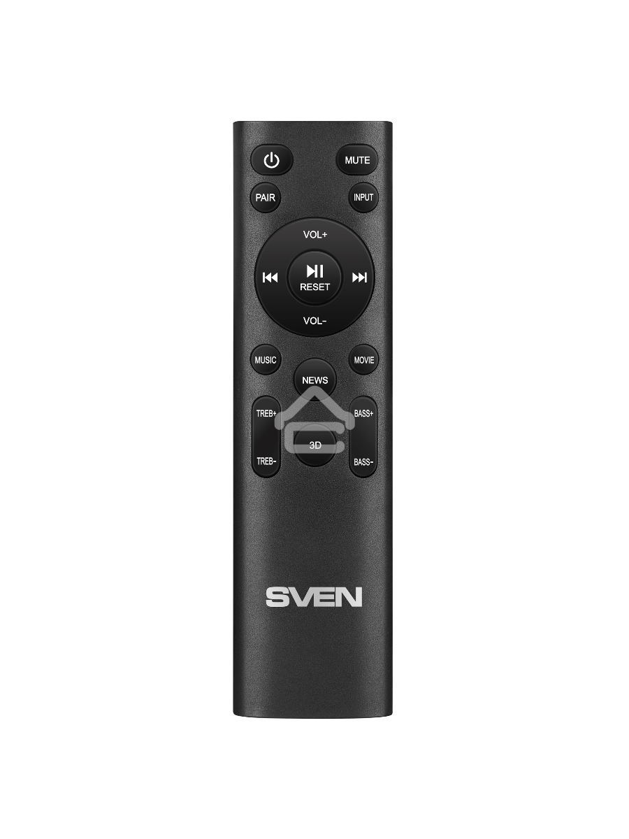 Саундбар SVEN SB-2400DD черный (Dolby Digital Plus, 2х80 + 240 Вт, Bluetooth, ПДУ, USB)