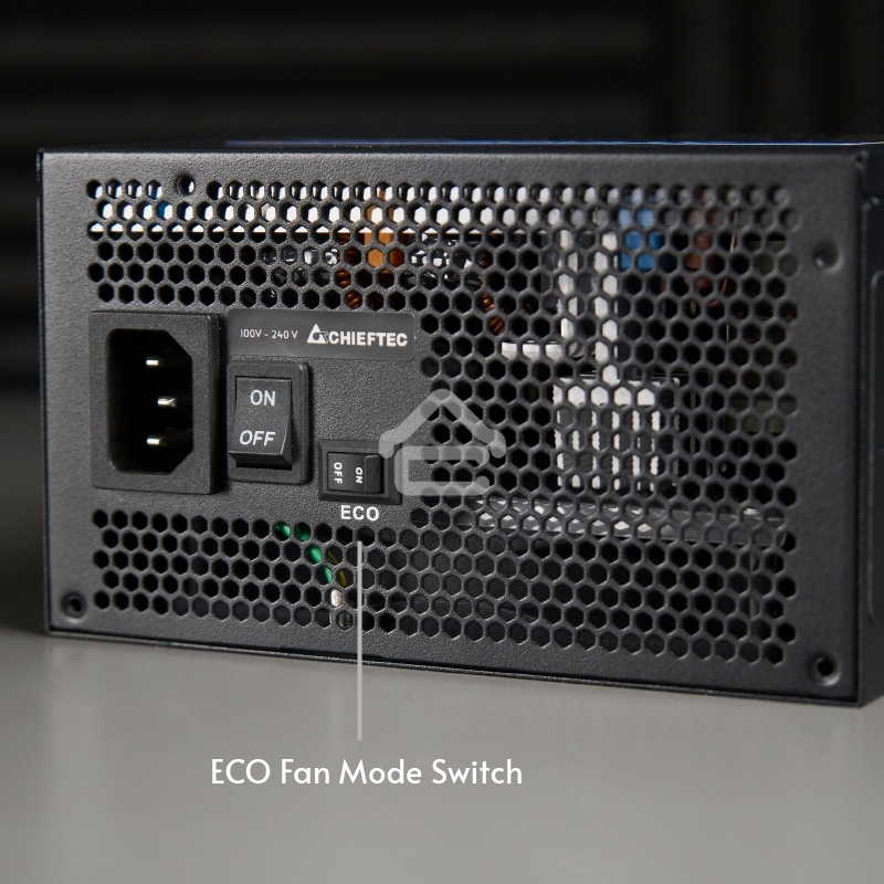 Блок питания, Chieftec, Atmos CPX-750FC, 750Вт, 80 PLUS GOLD, 120мм, черный