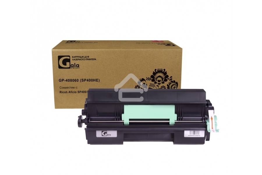Картридж GalaPrint GP-408060 (SP400HE) черный (10000 стр.) для Ricoh Aficio SP400/SP450