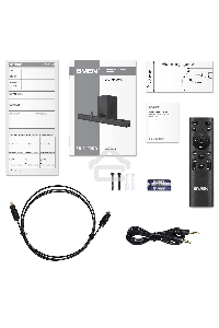 Саундбар SVEN SB-2400DD черный (Dolby Digital Plus, 2х80 + 240 Вт, Bluetooth, ПДУ, USB)