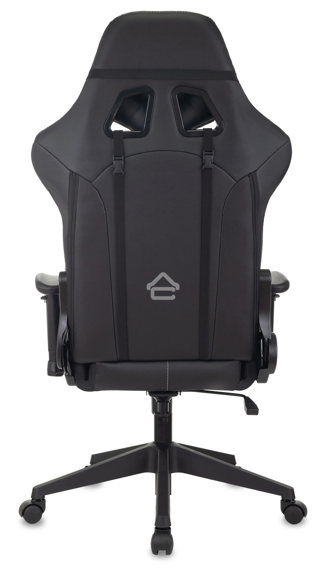 Кресло игровое Бюрократ VIKING 5 AERO WHITE черный/белый искусственная кожа