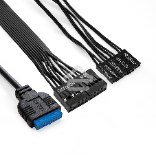 Компьютерный корпус Minitower ExeGate BAA-113-AAA350 (mATX, БП AAA350 с вент. 8см, 2*USB, аудио, черный)