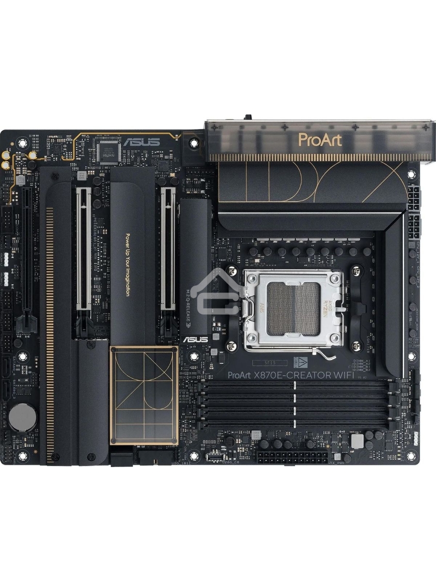Материнская плата Asus PROART X870E-CREATOR WIFI SocketAM5 AMD X870 4xDDR5 ATX AC`97 8ch(7.1) 1 x 10Gigabit + 1 x 2.5Gigabit RAID+HDMI+DP