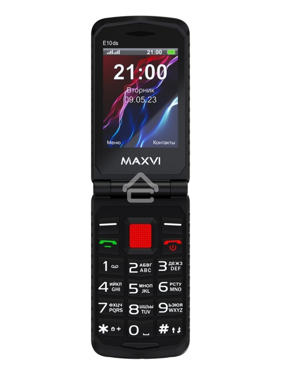 Мобильный телефон Maxvi E10ds красный