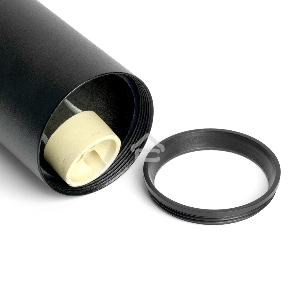 Светильник трековый на шинопровод Feron AL196 ДПО GU10 без лампы на подвесе черный