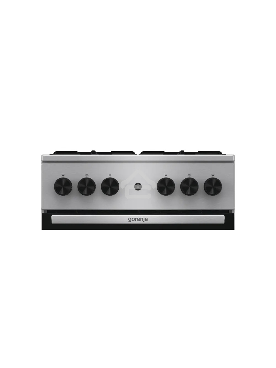 Плита газовая Gorenje GGI5A21XJ серебристый, конфорок 4 газовых, духовка 61 л, 50 см x 85 см x 59.4 см